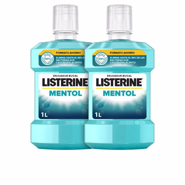 LISTERINE MENTOL ENJUAGUE BUCAL set 2 x 1000 ml