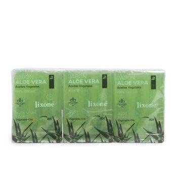 LIXONE ALOE VERA jab?n peau sèche ou sensible 3 x 125 gr