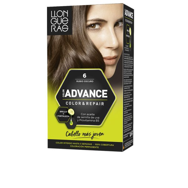 LLONGUERAS COLOR ADVANCE #6-tumma blondi 1 u