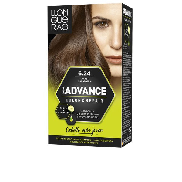 LLONGUERAS COLOR ADVANCE #6,24-ruskea macadamia 1 u