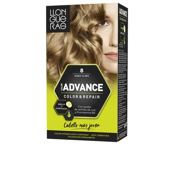 LLONGUERAS COLOR ADVANCE #8-blondi kirkas 1 u