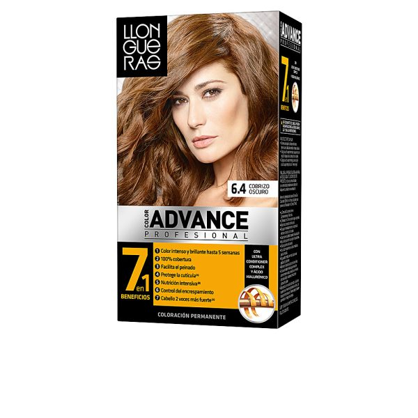 LLONGUERAS COLOR ADVANCE #6,4 cobrizo oscuro 1 u
