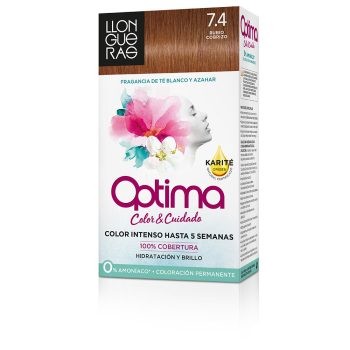 LLONGUERAS OPTIMA hiusväri #7.4-blondi cobrizo 1 u