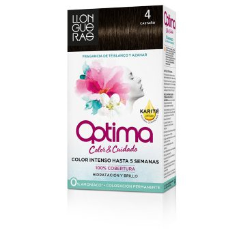 LLONGUERAS OPTIMA hiusväri #4 - kastanja 1 u