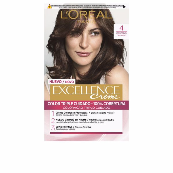 L'ORÉAL PARIS EXCELLENCE Creme dye #4 castao 192 ml