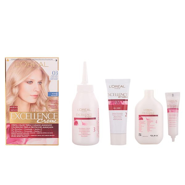 L'ORÉAL PARIS EXCELLENCE Creme dye #03 blonde ultra clear ceniza 192 ml