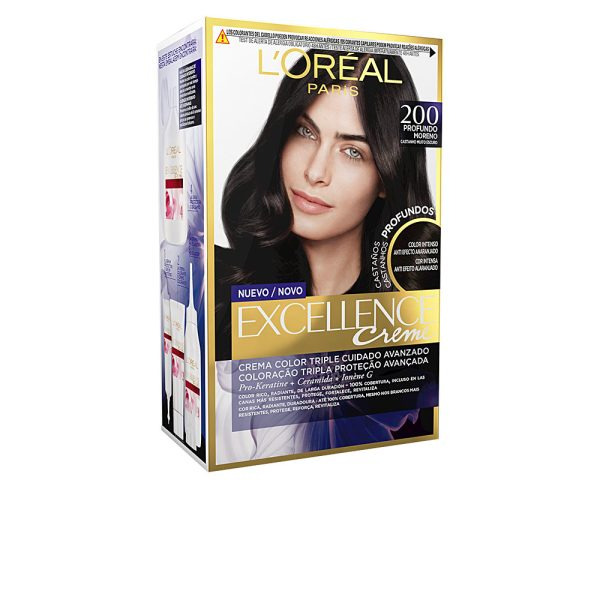 L'ORÉAL PARIS EXCELLENCE BRUNETTE dye #200-true darkest brown 192 ml