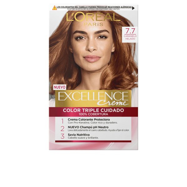 L'ORÉAL PARIS EXCELLENCE cream dye #7.7-caramel ice cream 192 ml