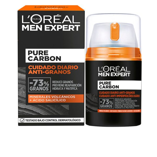 L'ORÉAL PARIS MEN EXPERT pure charcoal cuidado daily use antipimples 50 ml