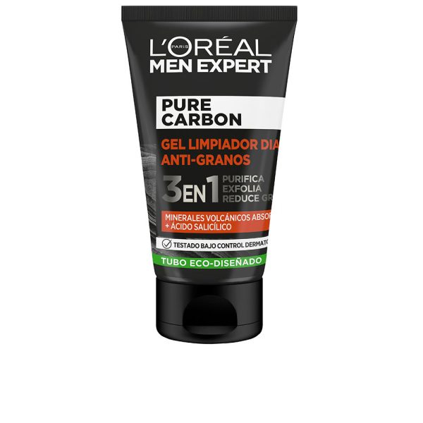 L'ORÉAL PARIS MEN EXPERT pure charcoal cleansing gel antipimples 3 in 1 100 ml