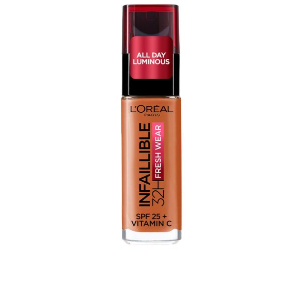 L'ORÉAL PARIS INFAILLIBLE FRESH WEAR 32H SPF25 vitamina c #340-cuivre/copper