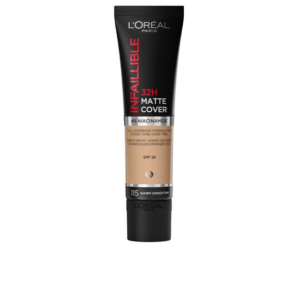 L'ORÉAL PARIS INFAILLIBLE 32H matte cover foundation #115 warm undertone 30 ml