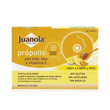 JUANOLA PROPOLIS #Lemon honey gummies 24 u