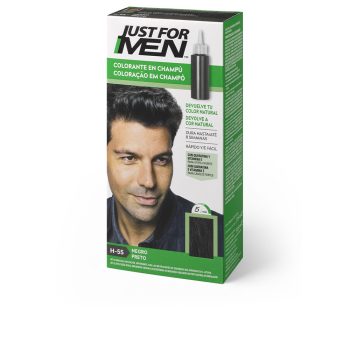 JUST FOR MEN COLORANTE en champoo #noir 30 ml