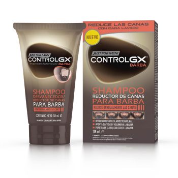 JUST FOR MEN CONTROL GX champoo gris réducteur pour barbe 118 ml