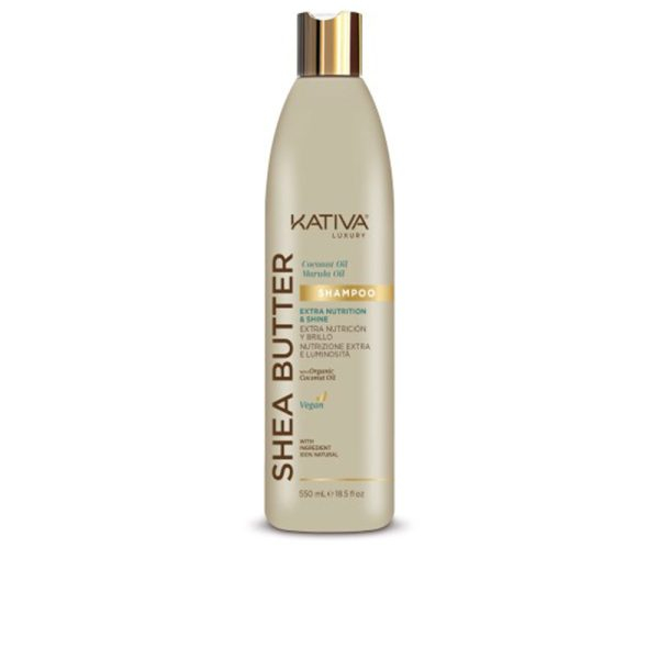 KATIVA SHEA BUTTER coconut & marula oil shampoo 550 ml