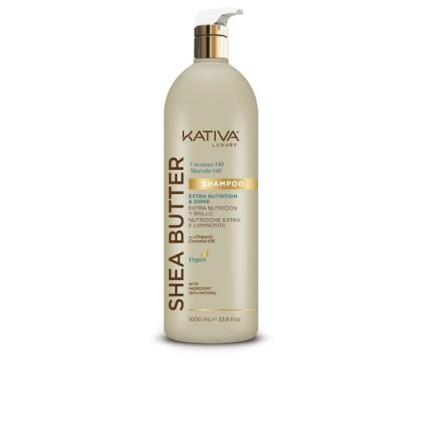 KATIVA SHEA BUTTER coconut & marula oil shampoo 1000 ml