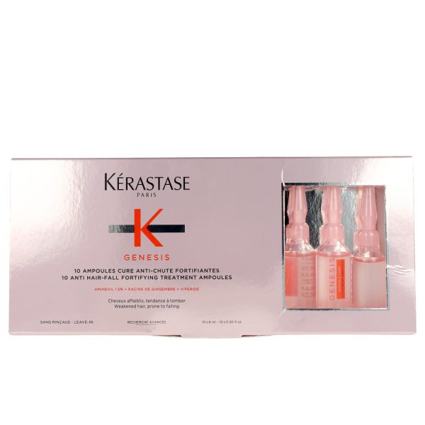 KERASTASE GENESIS cure anti-chute fortifiant ampoules 10 x 6 ml