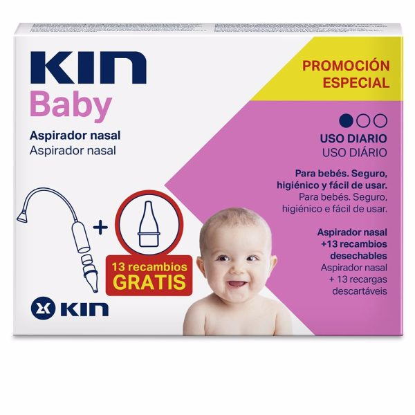 KIN KIN BABY aspirador nasal + recambio 2 u