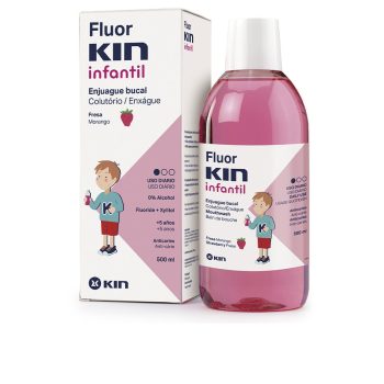KIN FLUORKIN INFANTIL enjuague bucal anticarie #fragola 500 ml