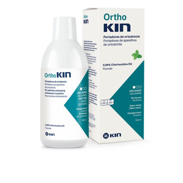 KIN ORTHOKIN enjuague bucal #menta 500 ml