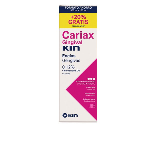 KIN CARIAX GINGIVAL enjuague bucal 500 ml + 100 ml