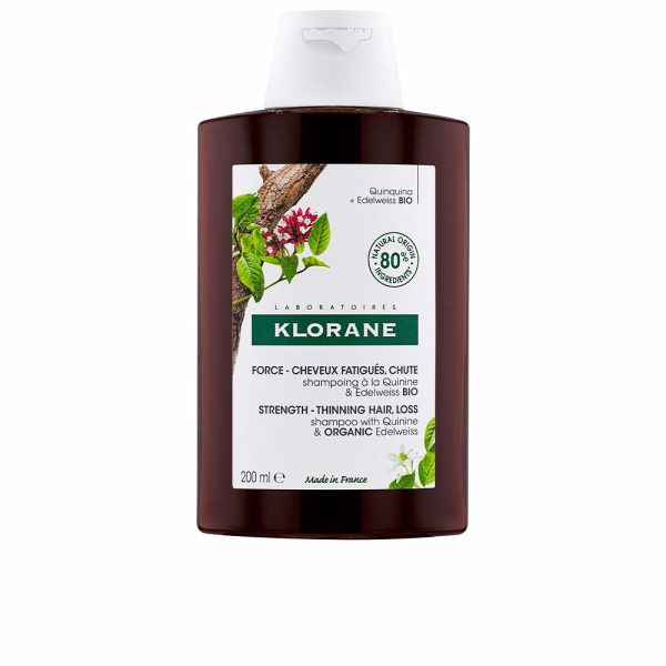 KLORANE QUININE AND EDELWEISS BIO hair loss shampoo 200 ml