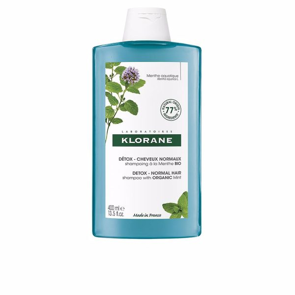 KLORANE A LA MINT BIO detox shampoo for normal hair 400 ml