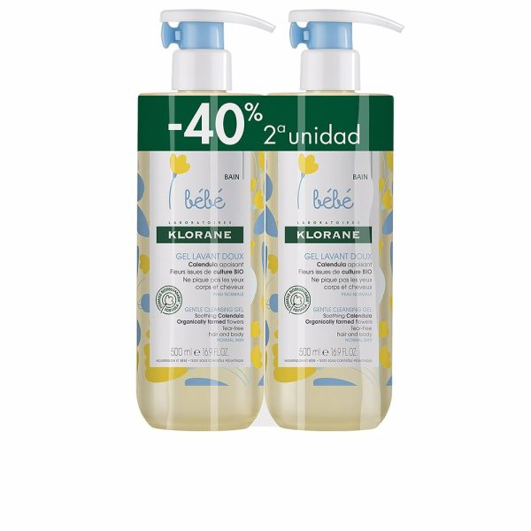 KLORANE BÉBÉ GEL CLEANER SUAVE LOT 2 x 500 ml