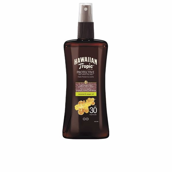 HAWAIIAN TROPIC COCONUT & ARGAN dry oil SPF30 spray 200 ml