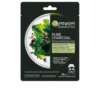 GARNIER PURE CHARCOAL черна маска tissu detox effect 28 гр