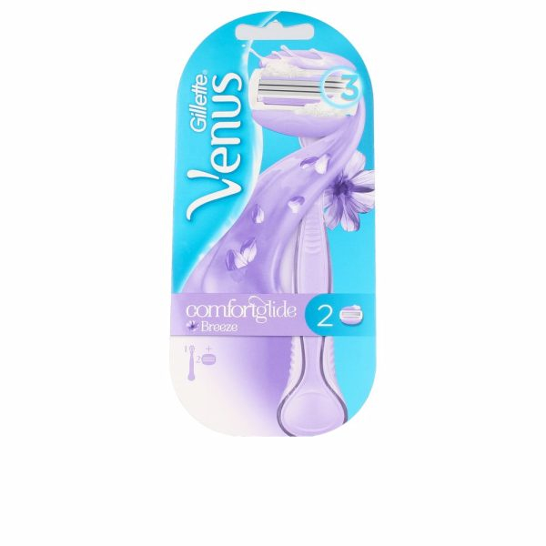 GILLETTE VENUS BREEZE COMFORTGLIDE mquina + 2 recambios