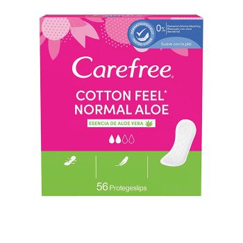 CAREFREE CAREFREE NORMAL ALOE protecteur coton 56 u