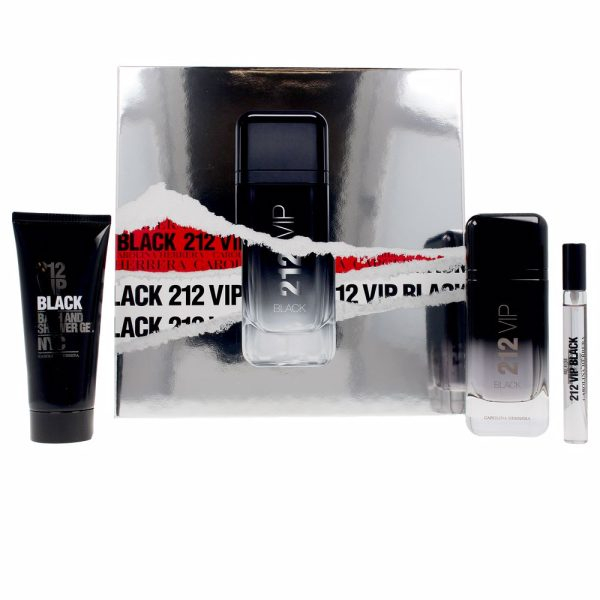 CAROLINA HERRERA 212 VIP BLACK set 3 pcs