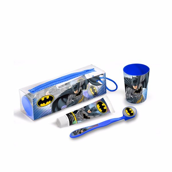 CARTOON BATMAN CUIDADO DENTAL set 4 pcs