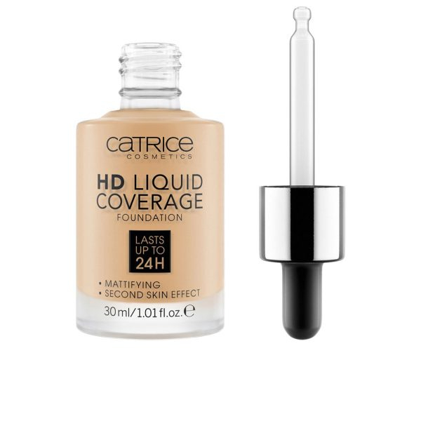 CATRICE HD LIQUID COVERAGE FOUNDATION lasts up to 24h #036-hazelnut 30 ml