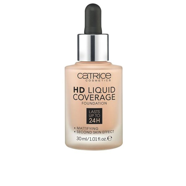 CATRICE HD LIQUID COVERAGE FOUNDATION lasts up to 24h #020-rose beige