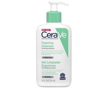 CERAVE FOAMING CLEANSER pour peaux normales à grasses 236 ml