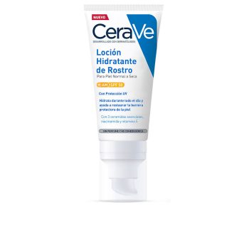 CERAVE LOTION HYDRATANTE VISAGE SPF50 pour peaux normales à sèches 52 ml