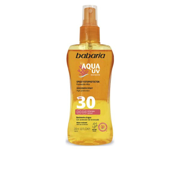 BABARIA SOLAR AGUA UV SPF30 bifísico 200 ml