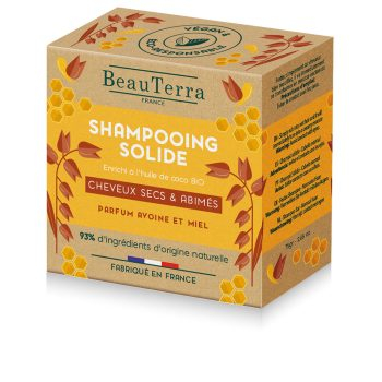 BEAUTERRA SOLIDE Shampoo Avena e Miele 75 gr