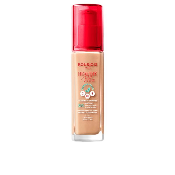 BOURJOIS HEALTHY MIX radiant foundation #53-light beige