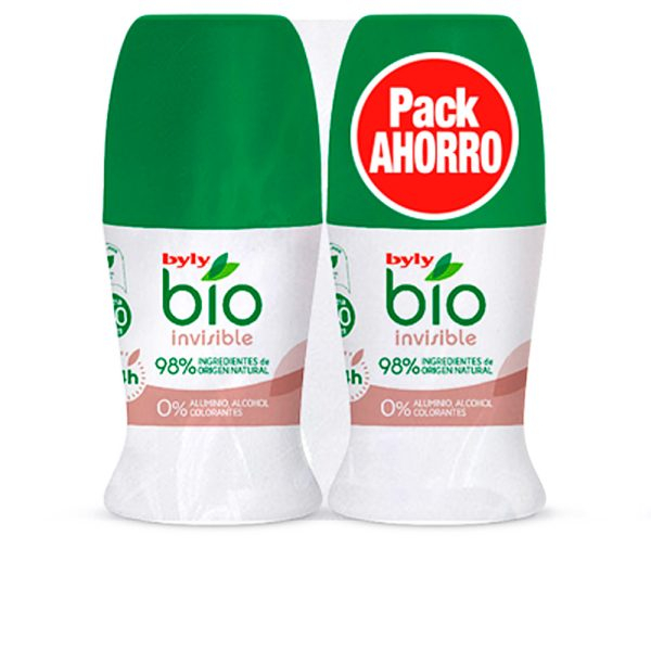 BYLY BIO NATURAL 0% INVISIBLE DEO ROLL-ON LOT 2 x 50 ml