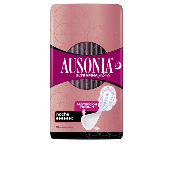 AUSONIA AUSONIA ULTRAFINA PLUS compresas night alas 10 u