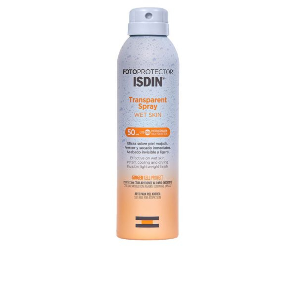 ISDIN PHOTOPROTECTOR kostealle iholle läpinäkyvä spray SPF50+ 250ml