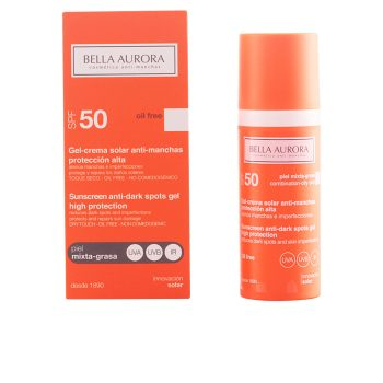 BELLA AURORA BELLA AURORA SOLAR geeli anti-tummia täpliä sekoitettu/öljyinen SPF50 50 ml