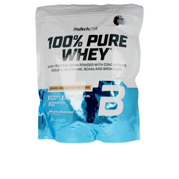 BIOTECH USA 100% PURE WHEY #caramel-cappuccino 1000 gr