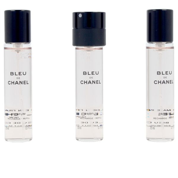 CHANEL BLEU eau de parfum spray twist & spray 3 refills x 20 ml