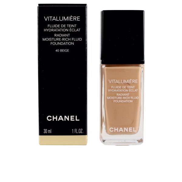 CHANEL VITALUMIRE radiant foundation #40-beige