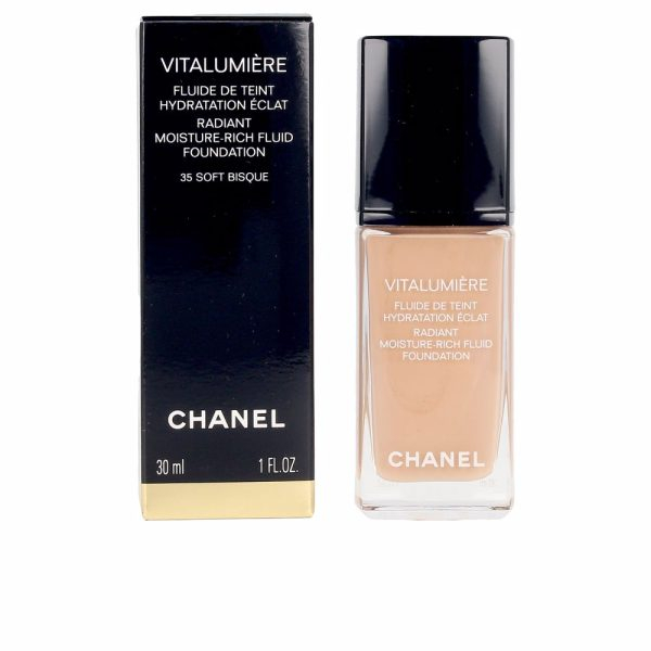 CHANEL VITALUMIRE radiant foundation #35-soft bisquet